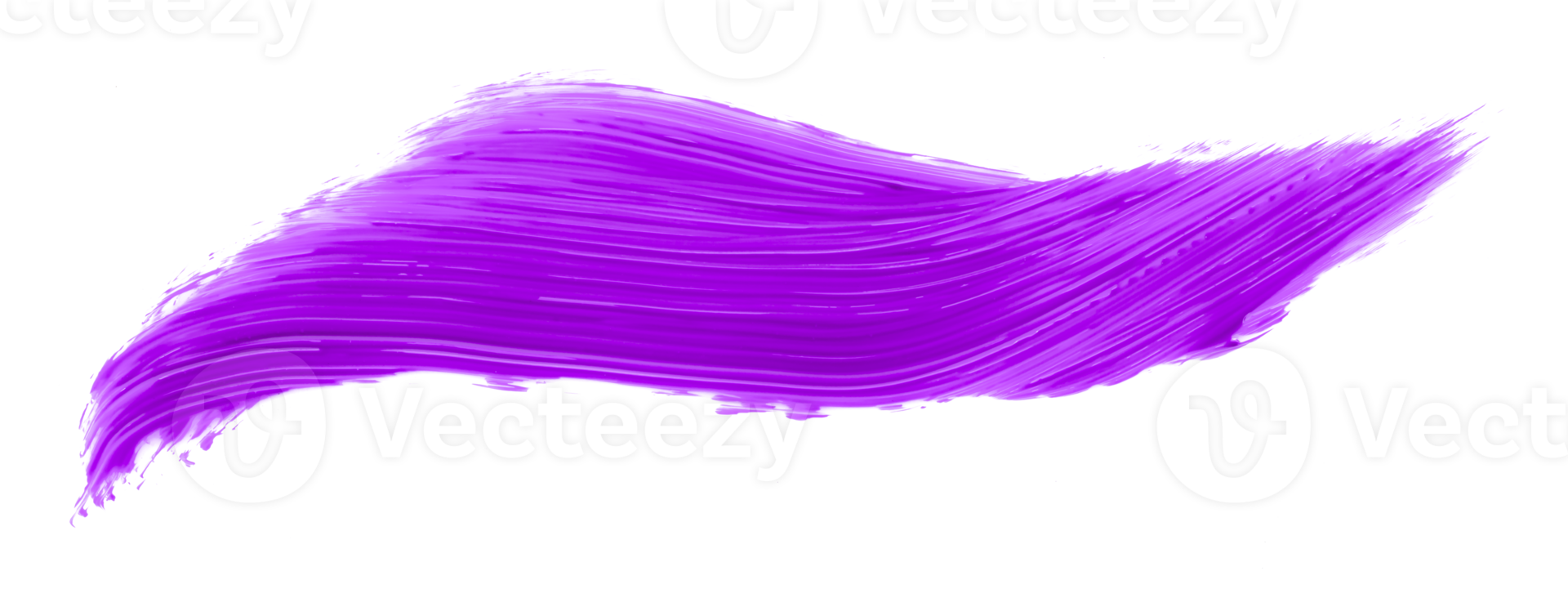 viola spazzola isolato su trasparente sfondo viola acquerello, png. png