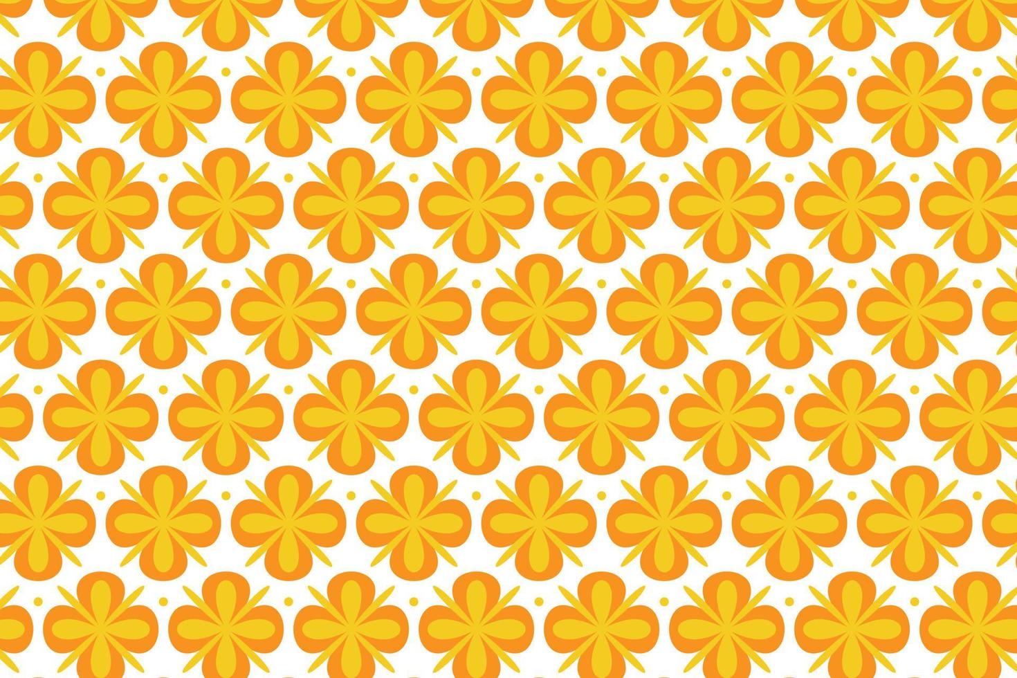 Retro Seamless Pattern in Orange, Brown, and Beige abstract geometric Background. 60s and 70s Retro style and Aesthetic. vector