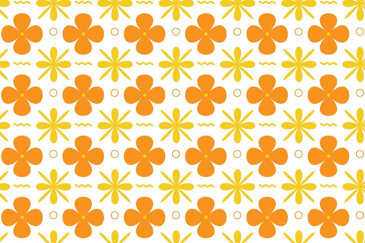 Retro Seamless Pattern in Orange, Brown, and Beige abstract geometric Background. 60s and 70s Retro style and Aesthetic. vector