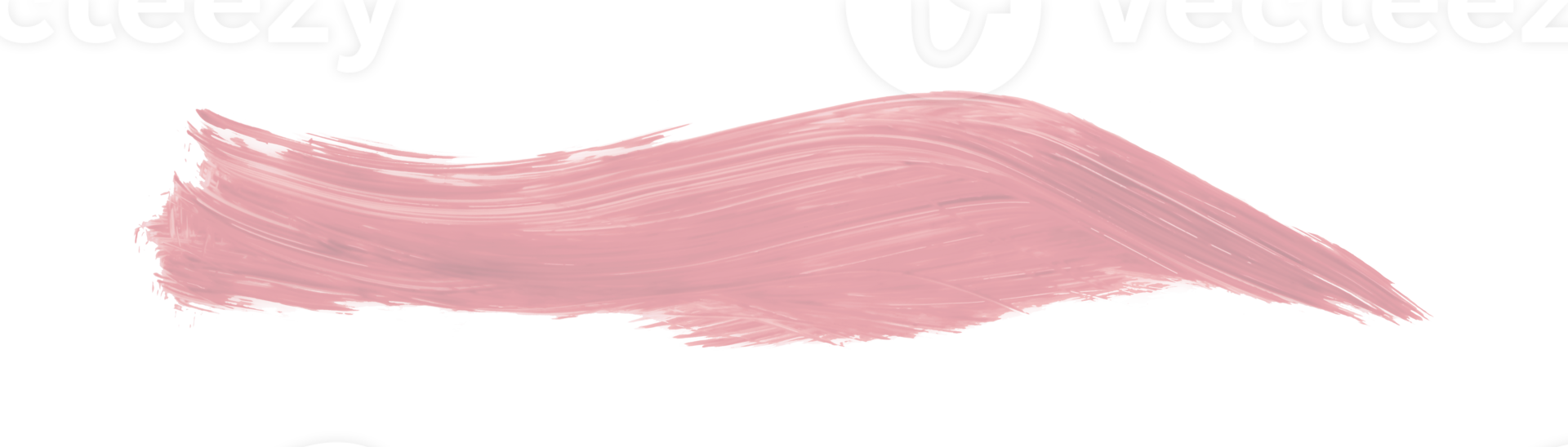 Shiny pink brush isolated on transparent background. pink watercolor png