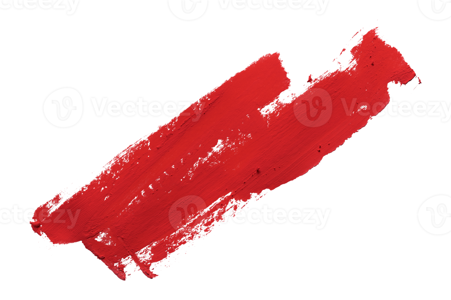 red brush isolated on transparent background red watercolor,png png