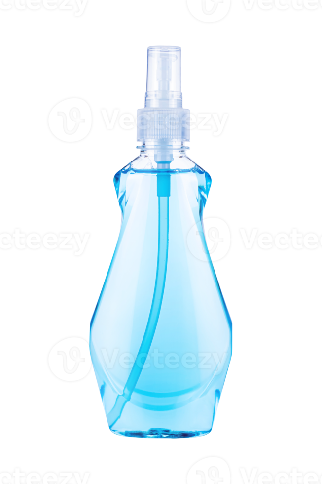 Glass cleaner bottles placed separately on a transparent background.png png