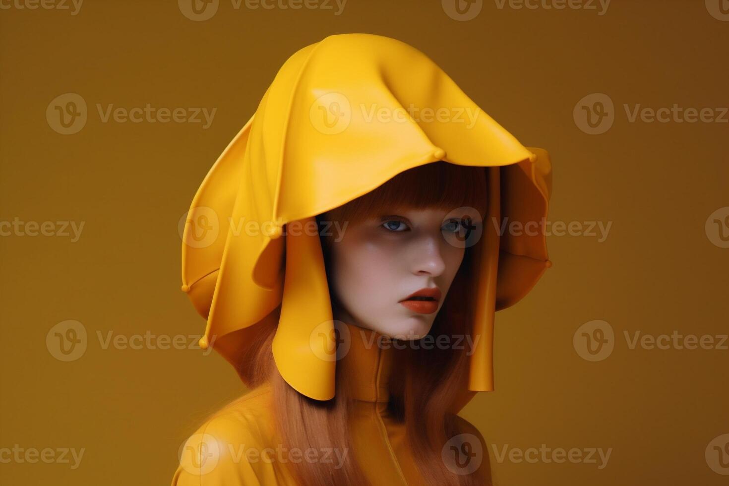 woman in futuristic style photo