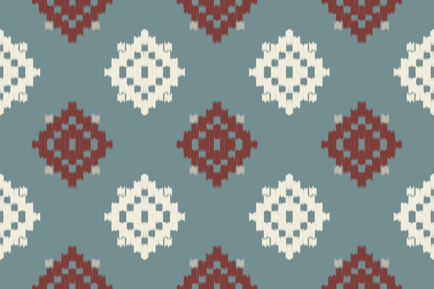 Ikat Fabric, Motif Ikat Aztec Folk Embroidery, Mexican Aztec Geometric Rhombus Art Ornament Print. Digital File Design for Print Texture,fabric,saree,sari,carpet,rug,batik vector