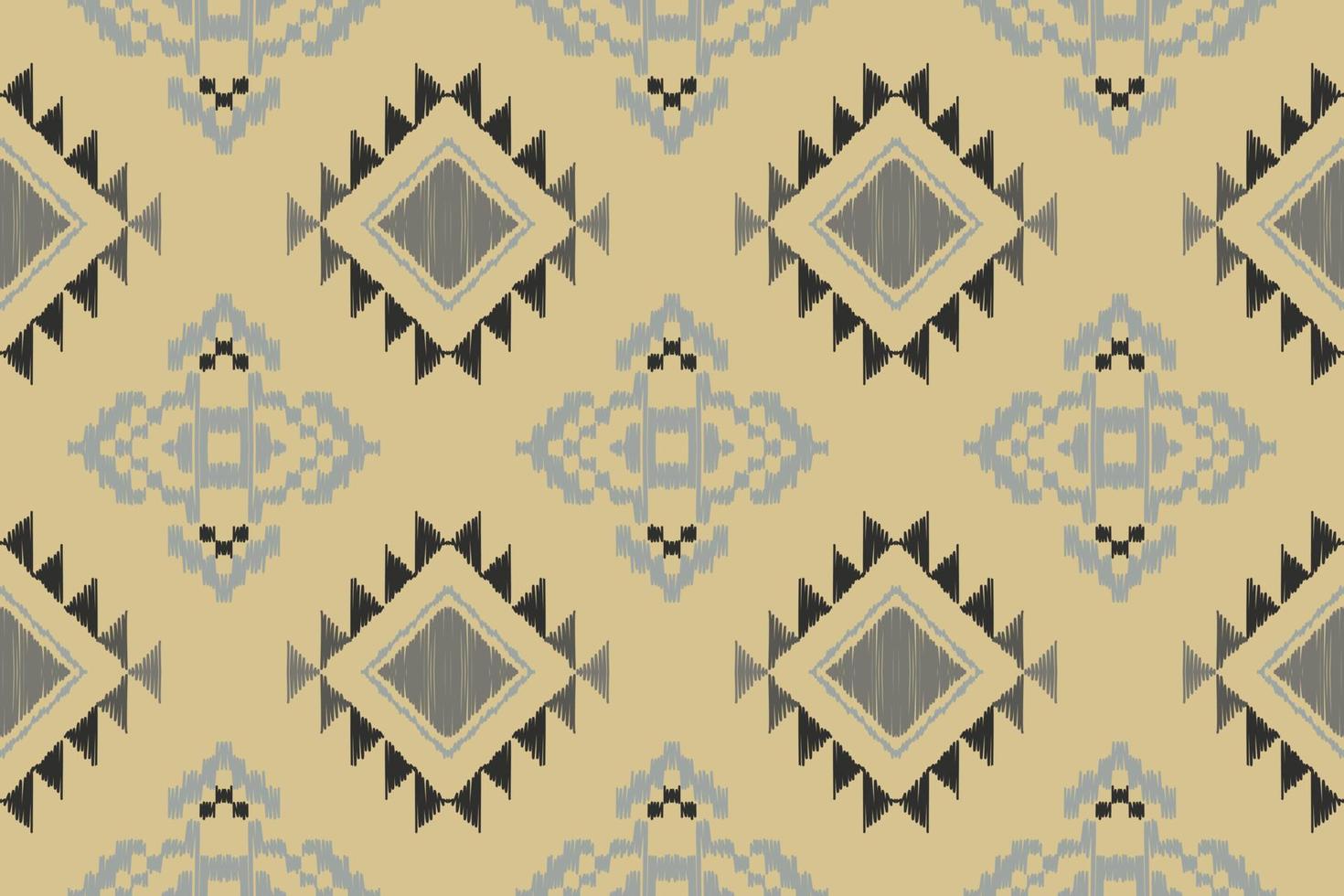 Ikat Flowers, Motif Ikat Aztec Folk Embroidery, and Mexican Style. Aztec Geometric Art Ornament Print. Digital File Design for Print Texture,fabric,saree,sari,carpet,rug,batik vector