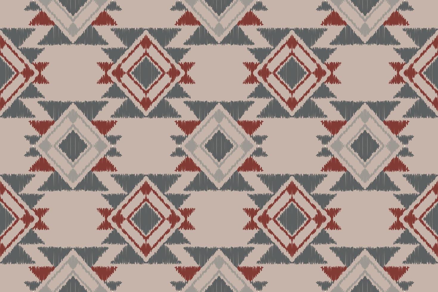 Ikat Floral, Motif Ikat Aztec Seamless Pattern in Tribal, Folk Embroidery, and Mexican Style. Digital File Design for Print Texture,fabric,saree,sari,carpet,rug,batik vector