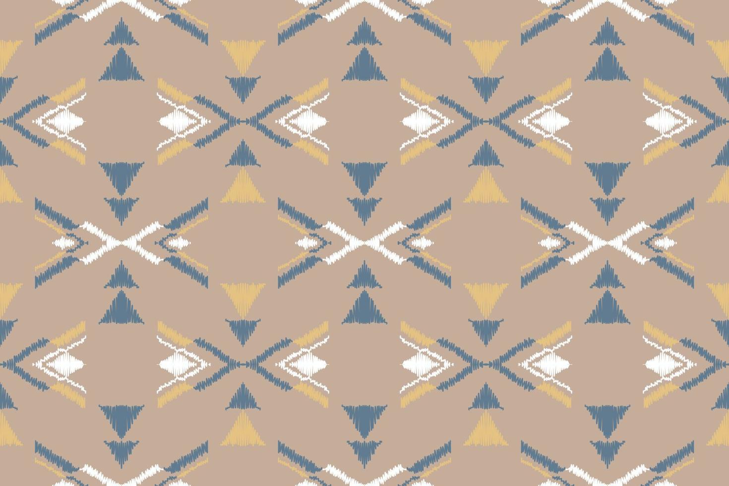 Ikat Stripe Motif Ikat Aztec Folk Embroidery, Mexican Aztec Geometric Rhombus Art Ornament Print. Digital File Design for Print Texture,fabric,saree,sari,carpet,rug,batik vector