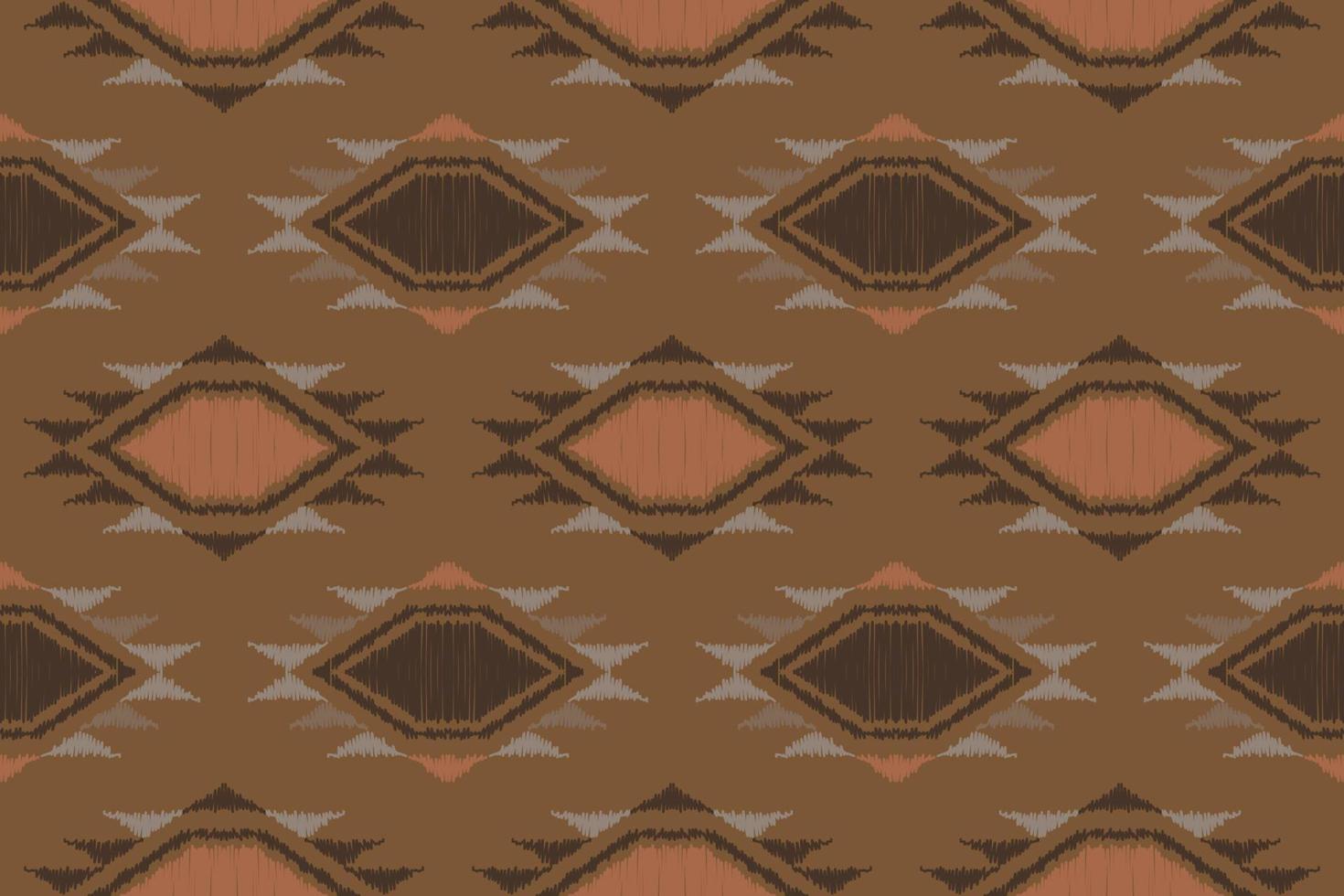 Ikat Seamless Pattern, Motif Ikat Aztec Folk Embroidery, Mexican Aztec Geometric Rhombus Art Ornament Print. Digital File Design for Print Texture,fabric,saree,sari,carpet,rug,batik vector