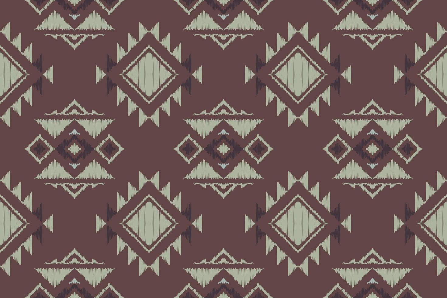 ikat damasco, motivo ikat azteca gente bordado, mexicano azteca geométrico rombo Arte ornamento impresión. digital archivo diseño para impresión textura,tela,sari,sari,alfombra,alfombra,batik vector