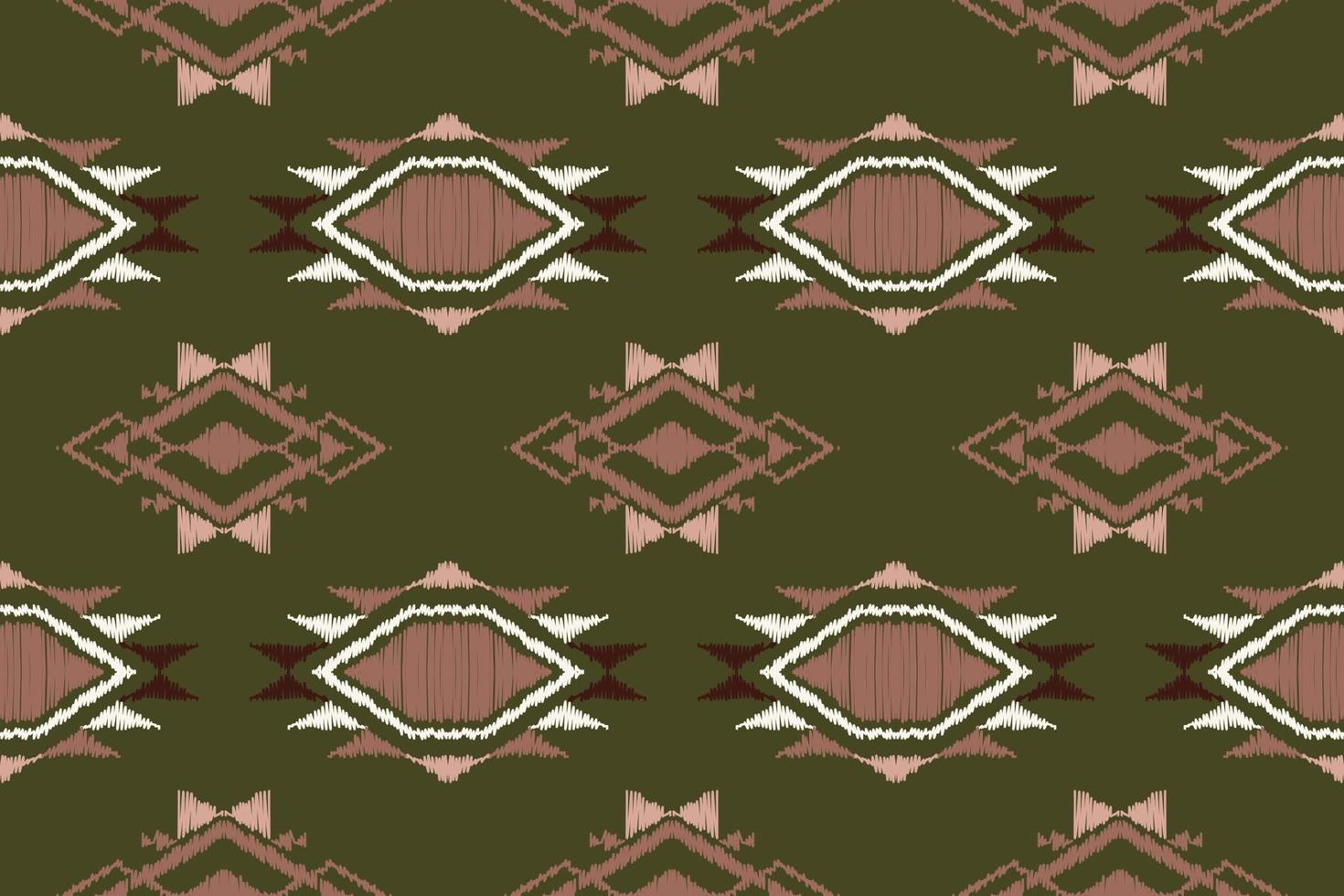 Ikat Aztec, Motif Ikat Aztec Folk Embroidery, Mexican Aztec Geometric Rhombus Art Ornament Print. Digital File Design for Print Texture,fabric,saree,sari,carpet,rug,batik vector