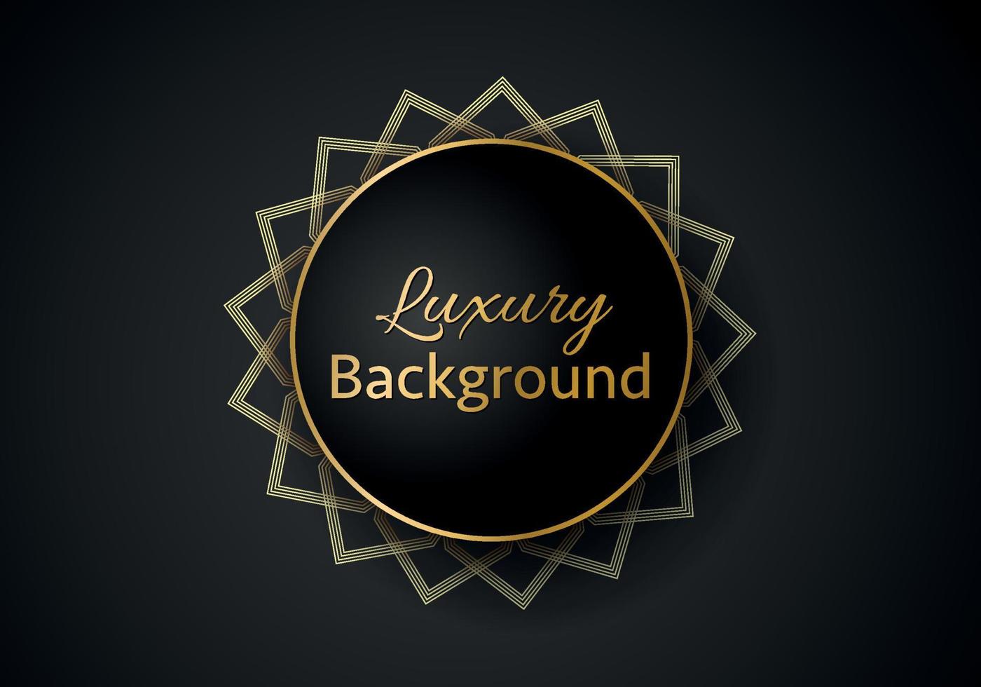Abstract shape dark and golden glittering lines color luxury background. elegant modern background. vector