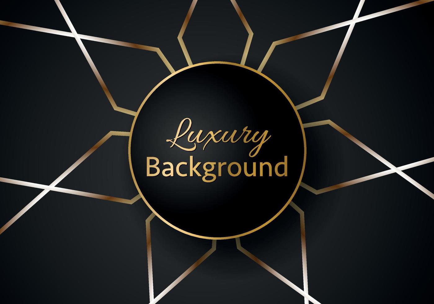 Abstract shape dark and golden glittering lines color luxury background. elegant modern background. vector