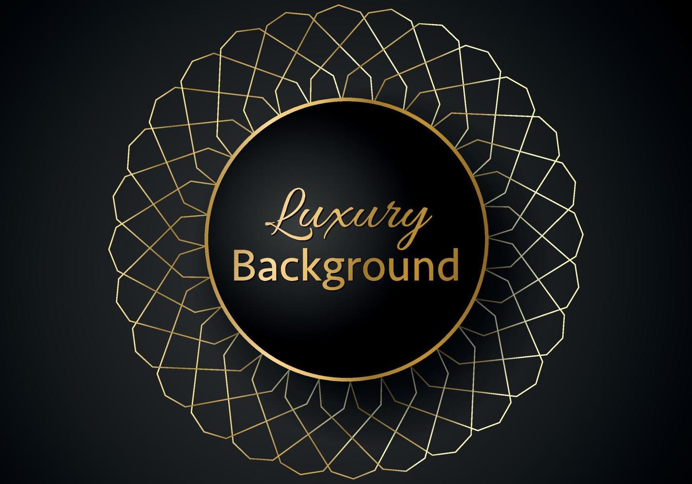 Abstract shape dark and golden glittering lines color luxury background. elegant modern background. vector