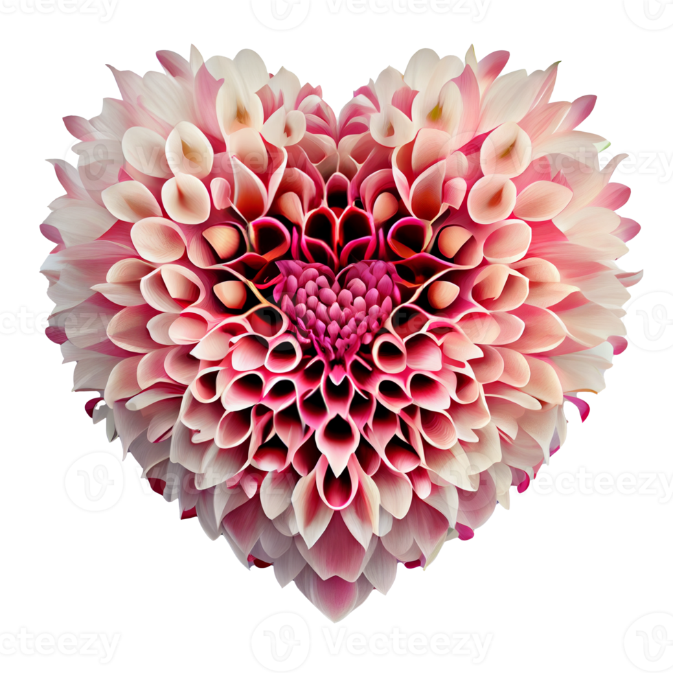 plumeria art fantasy heart . AI Generated png
