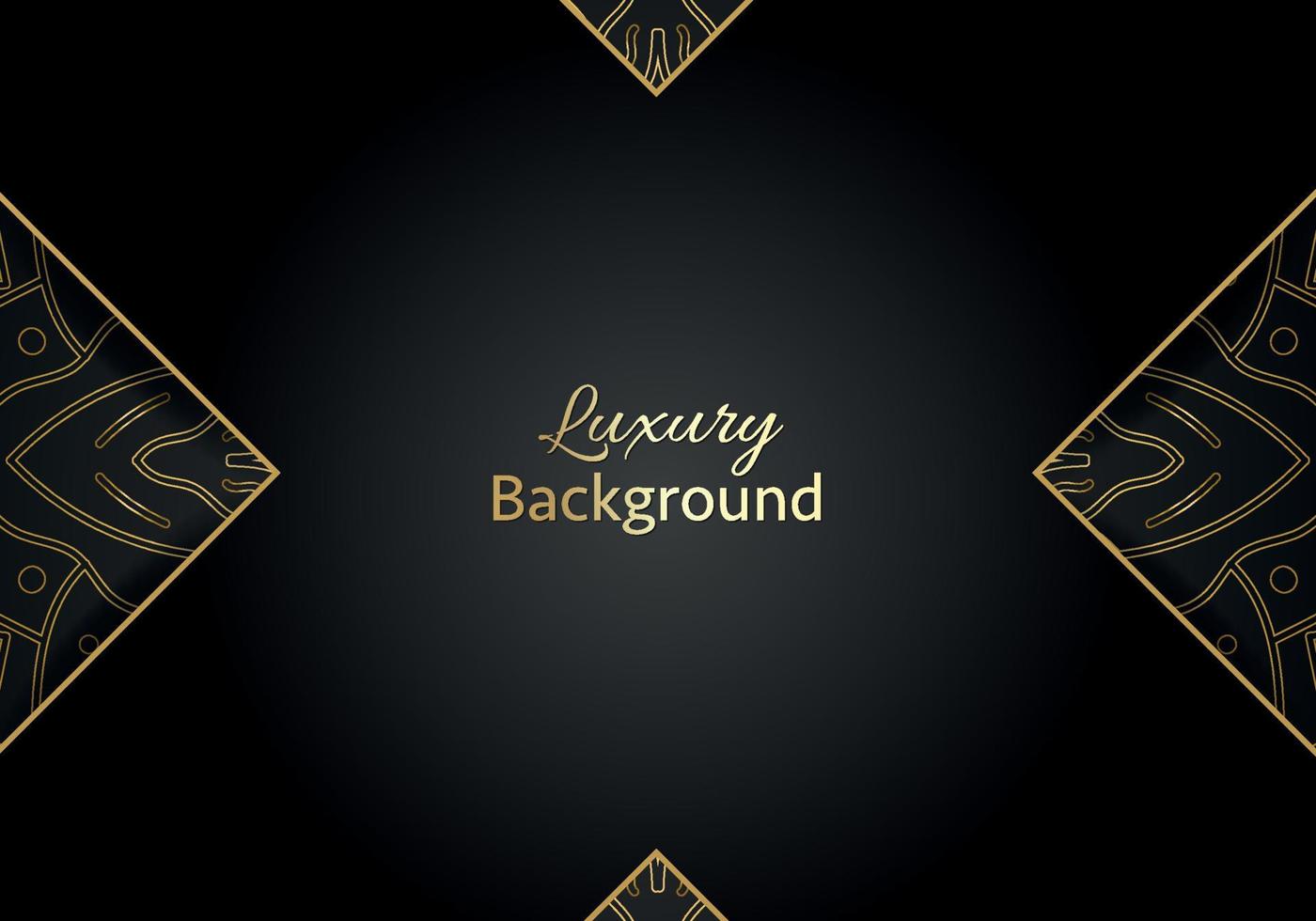 Luxury vector mandala background design with golden color pattern. Vector ornamental mandala design.
