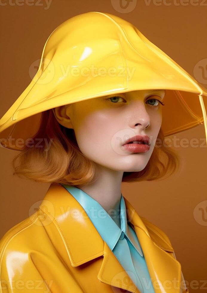 woman in futuristic style photo