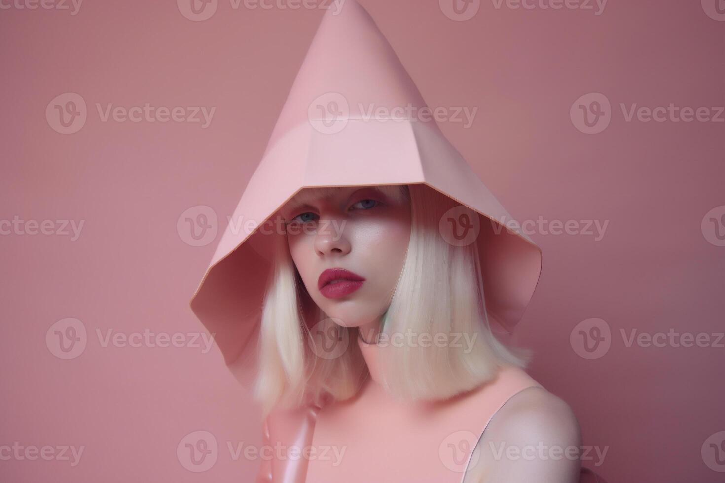 woman in futuristic style photo