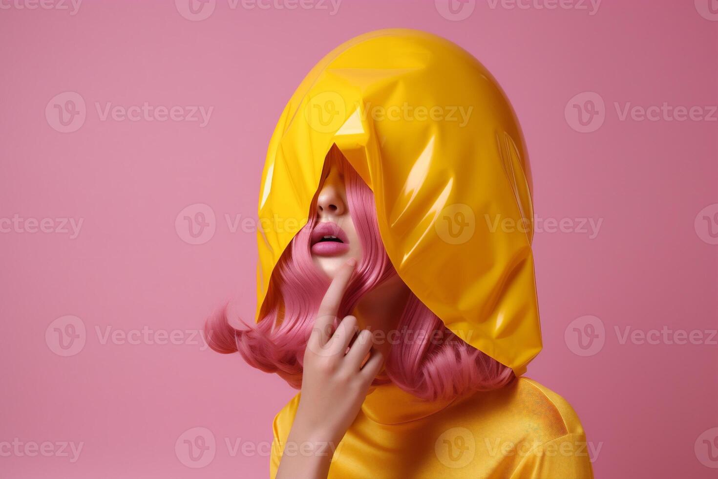 woman in futuristic style photo