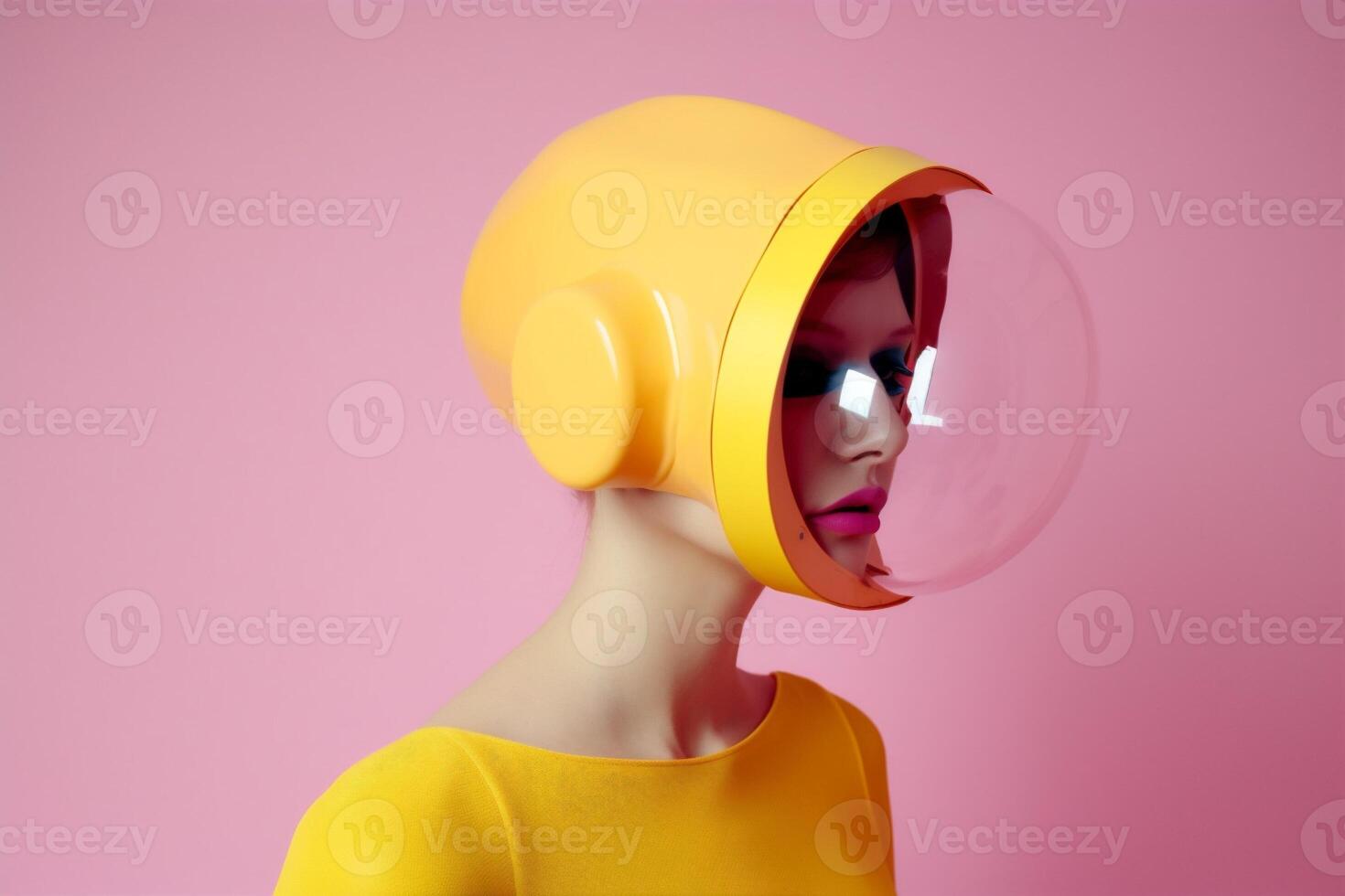 woman in futuristic style photo