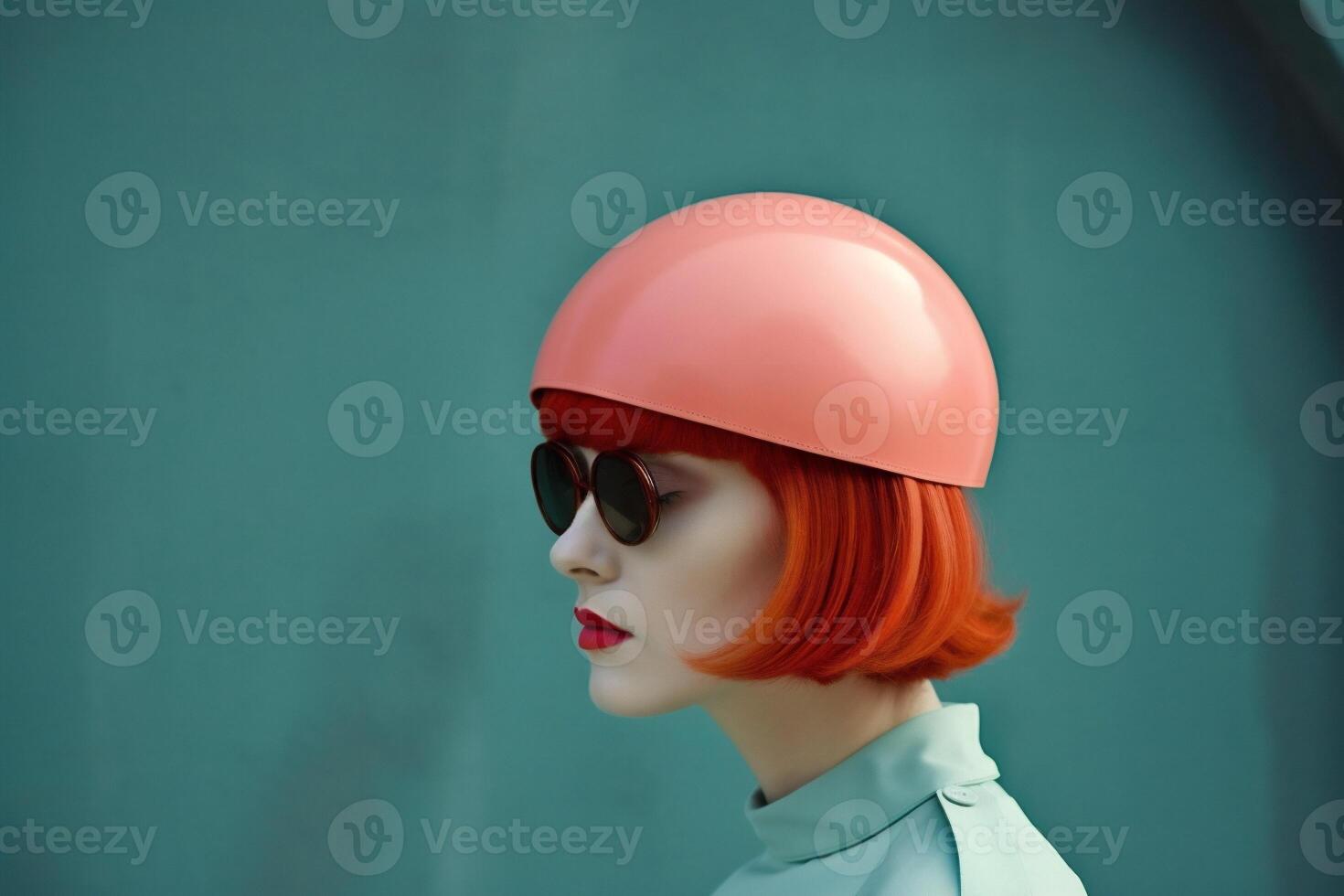 woman in futuristic style photo