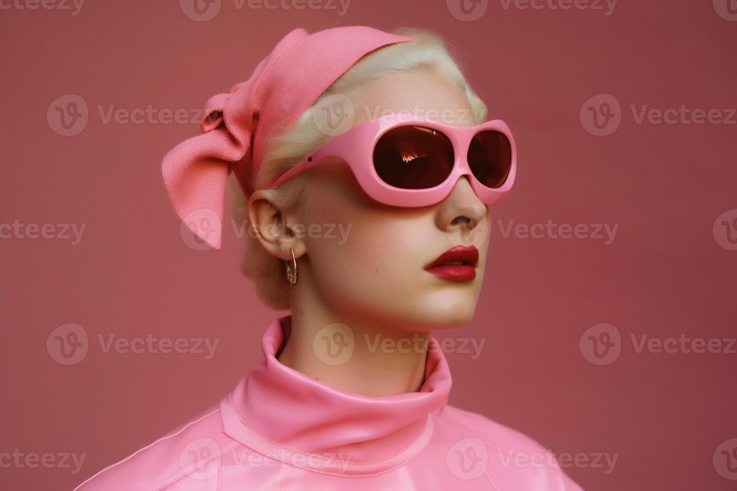 woman in futuristic style photo