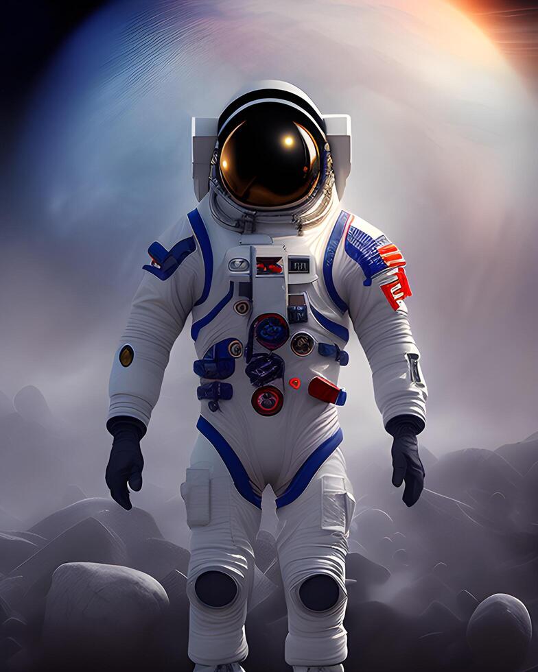 Astronaut in Space photo