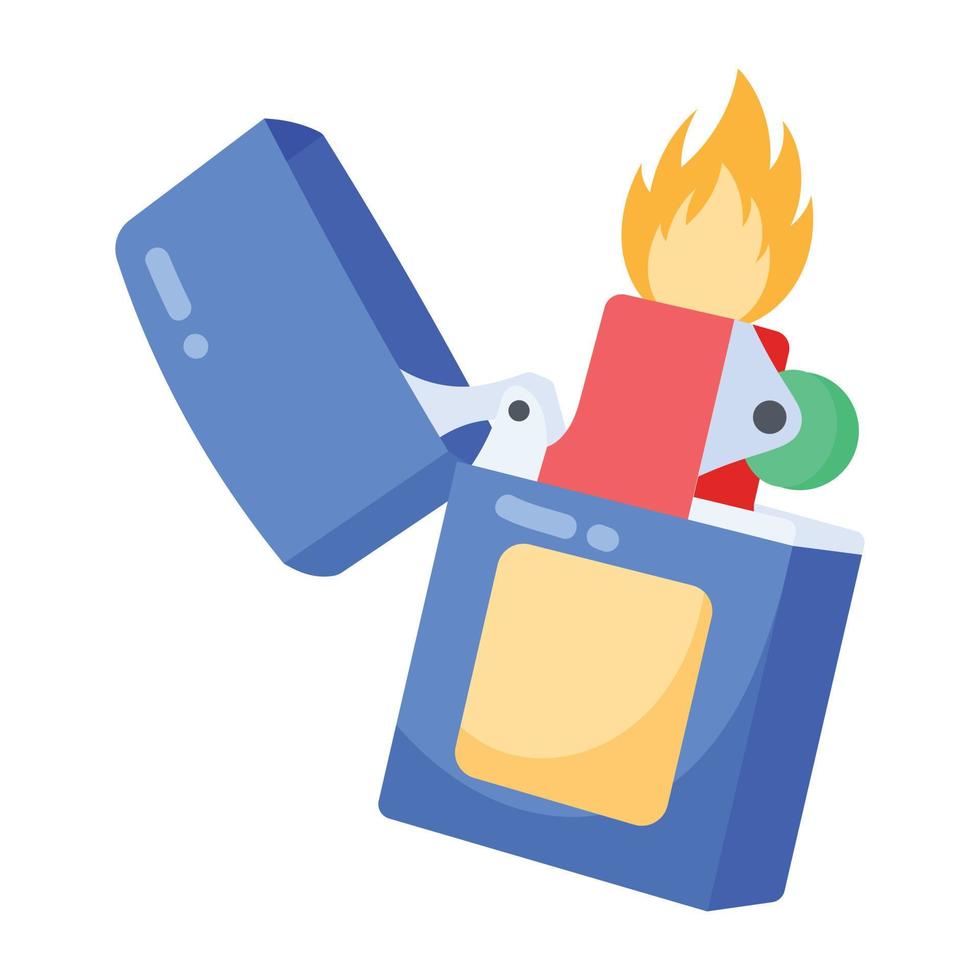 Trendy Hunter Lighter vector