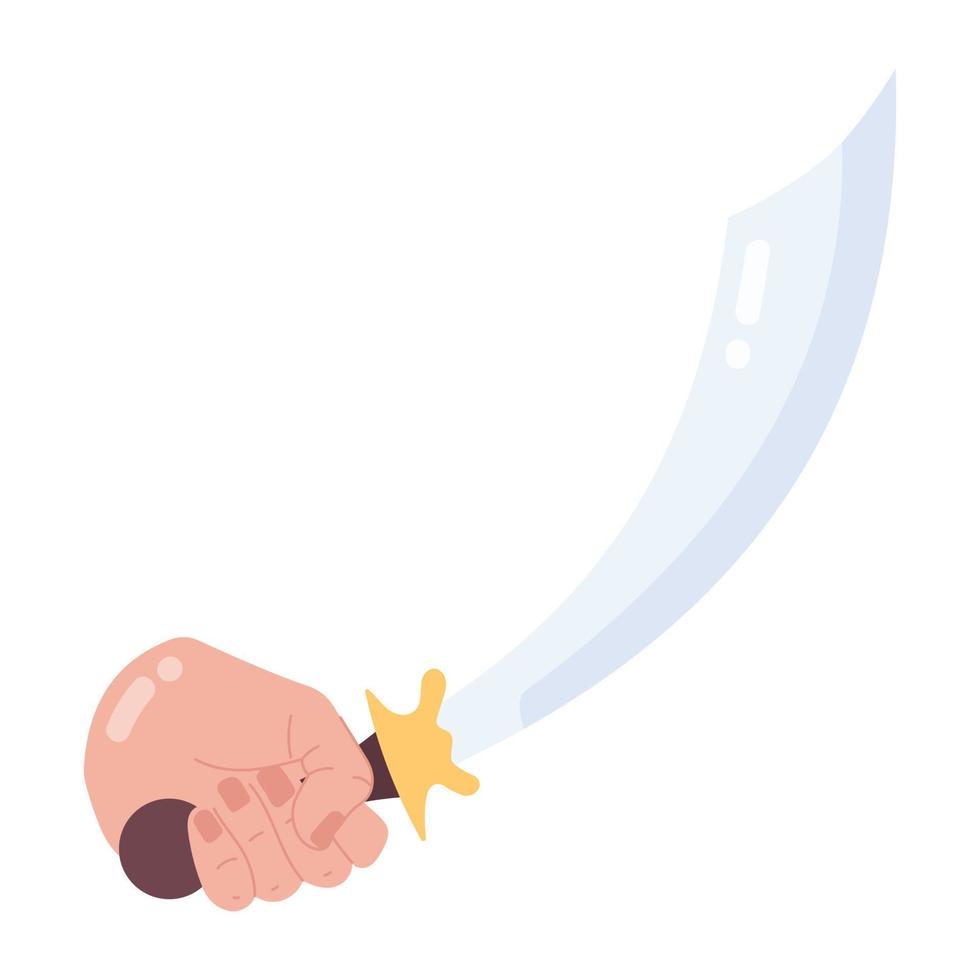 Trendy Hunting Sword vector