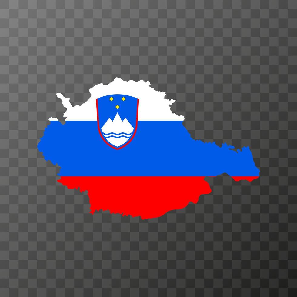 Drava map, region of Slovenia. Vector illustration.