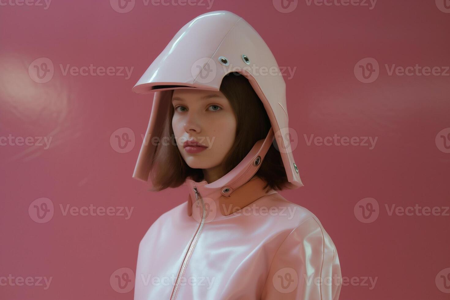 woman in futuristic style photo