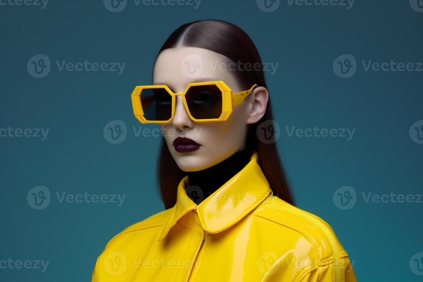 woman in futuristic style photo