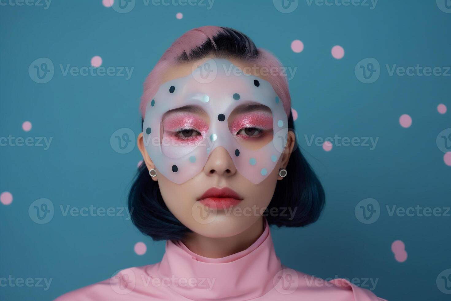 woman in futuristic style photo