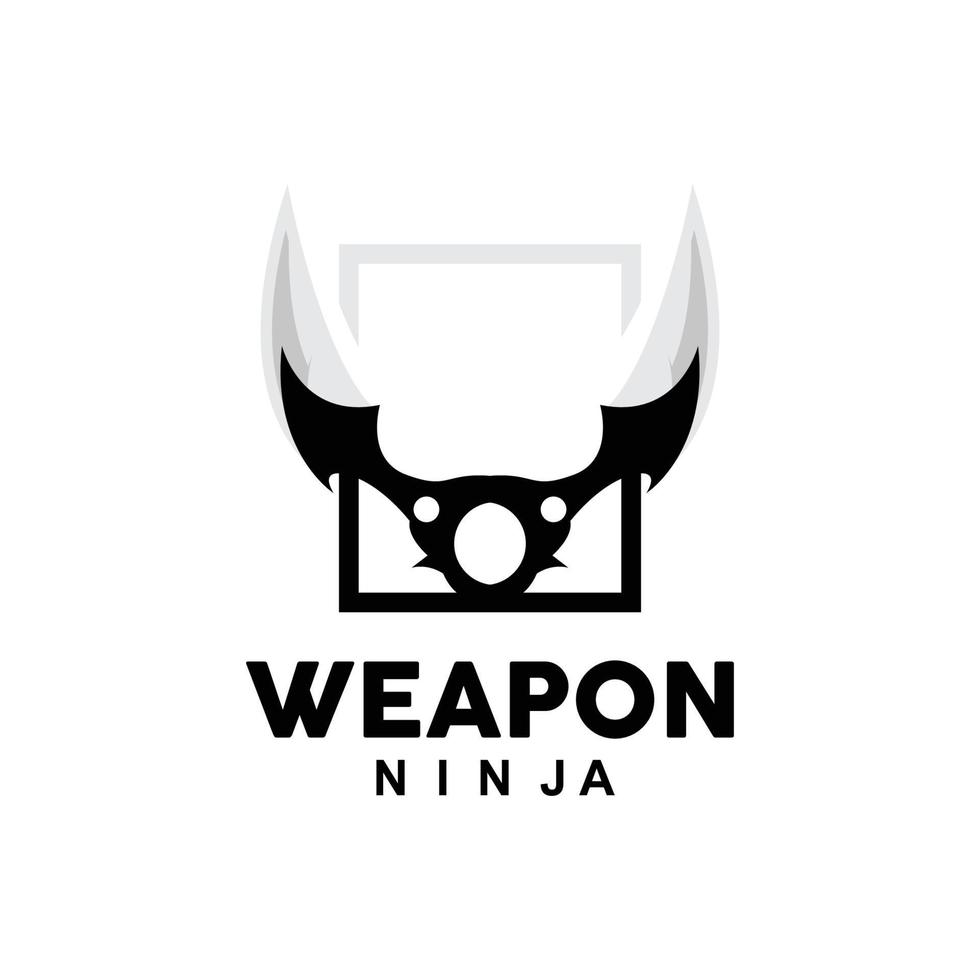 Weapon Logo, Traditional Weapon Karambit Vector, Ninja Fighting Tool Simple Design, Symbol Icon, Illustration vector