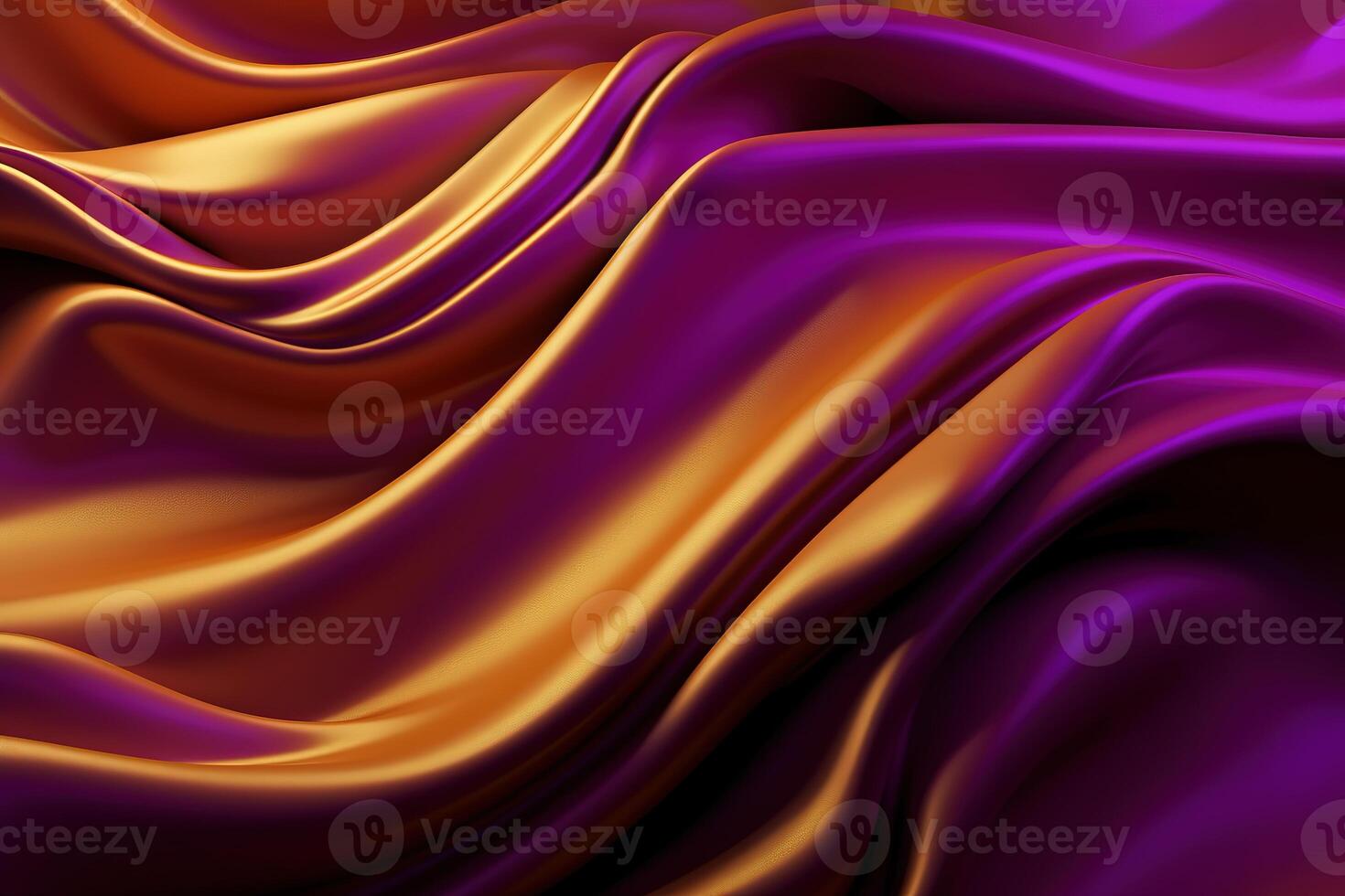 Abstract 3D Wave Bright and Gold illustration Background with photo