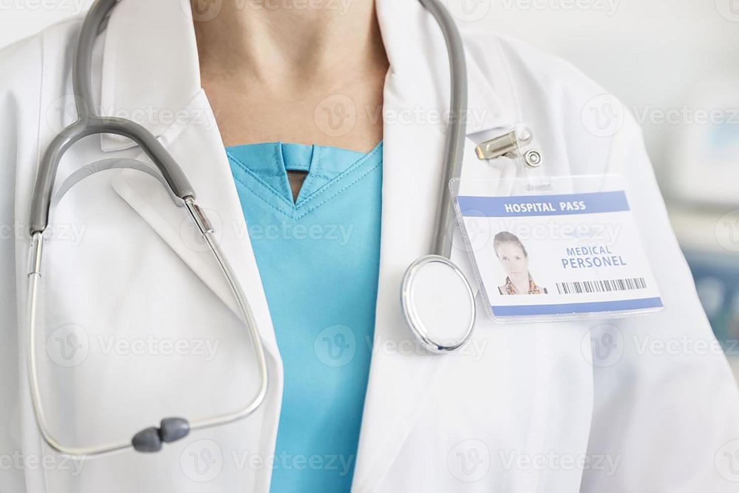 Medicine doctor or pharmacist with stethoscope standing and diagnosis in hospital.Health care and medical or Health Insurance concept medica background photo