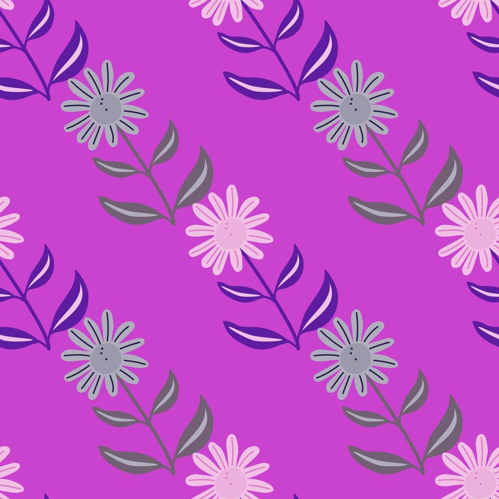 sencillo flor sin costura modelo. elegante botánico antecedentes. resumen floral fondo de pantalla. vector