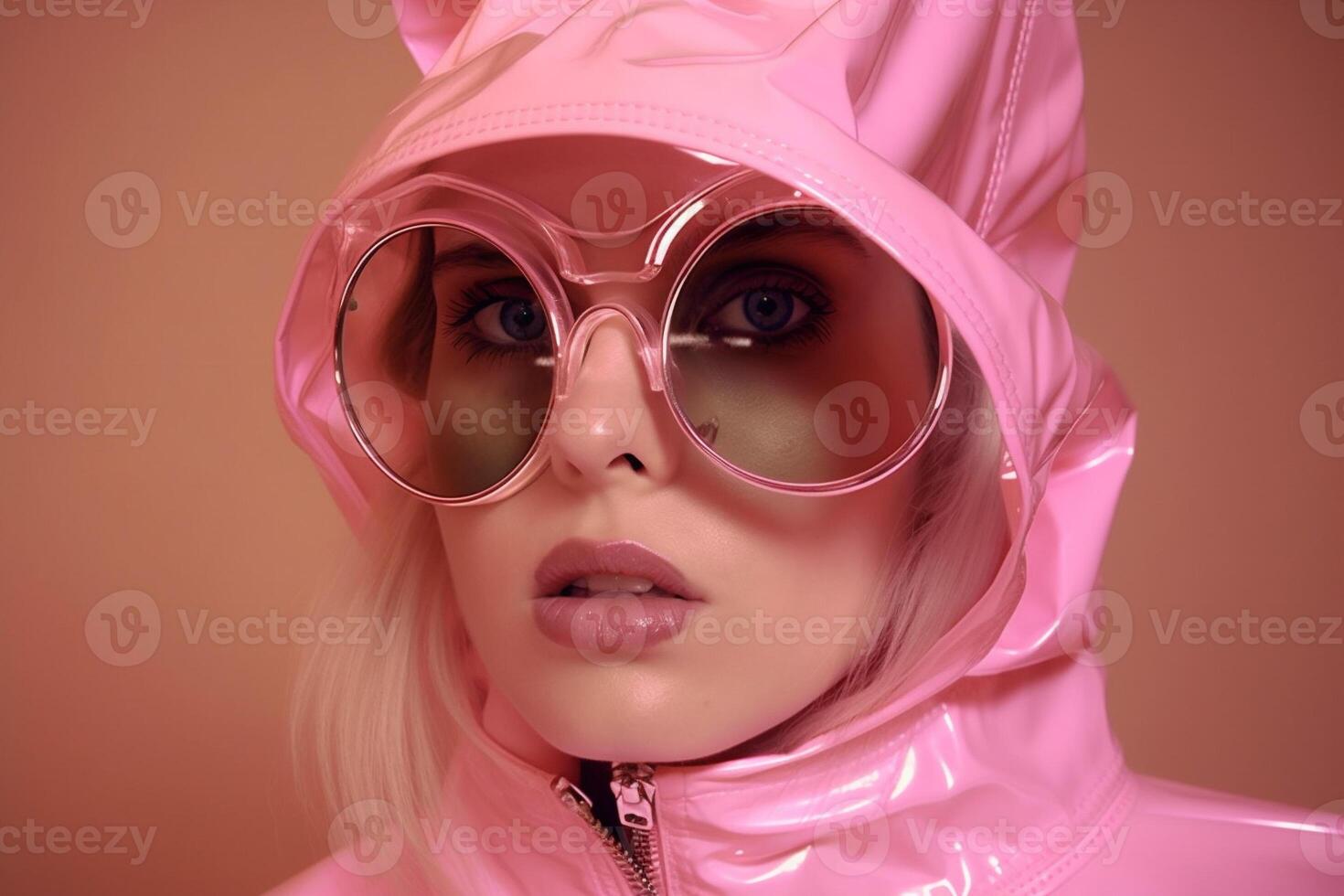 woman in futuristic style photo