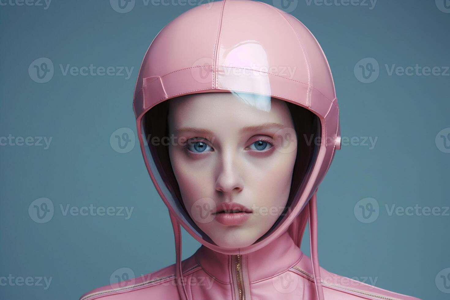 woman in futuristic style photo