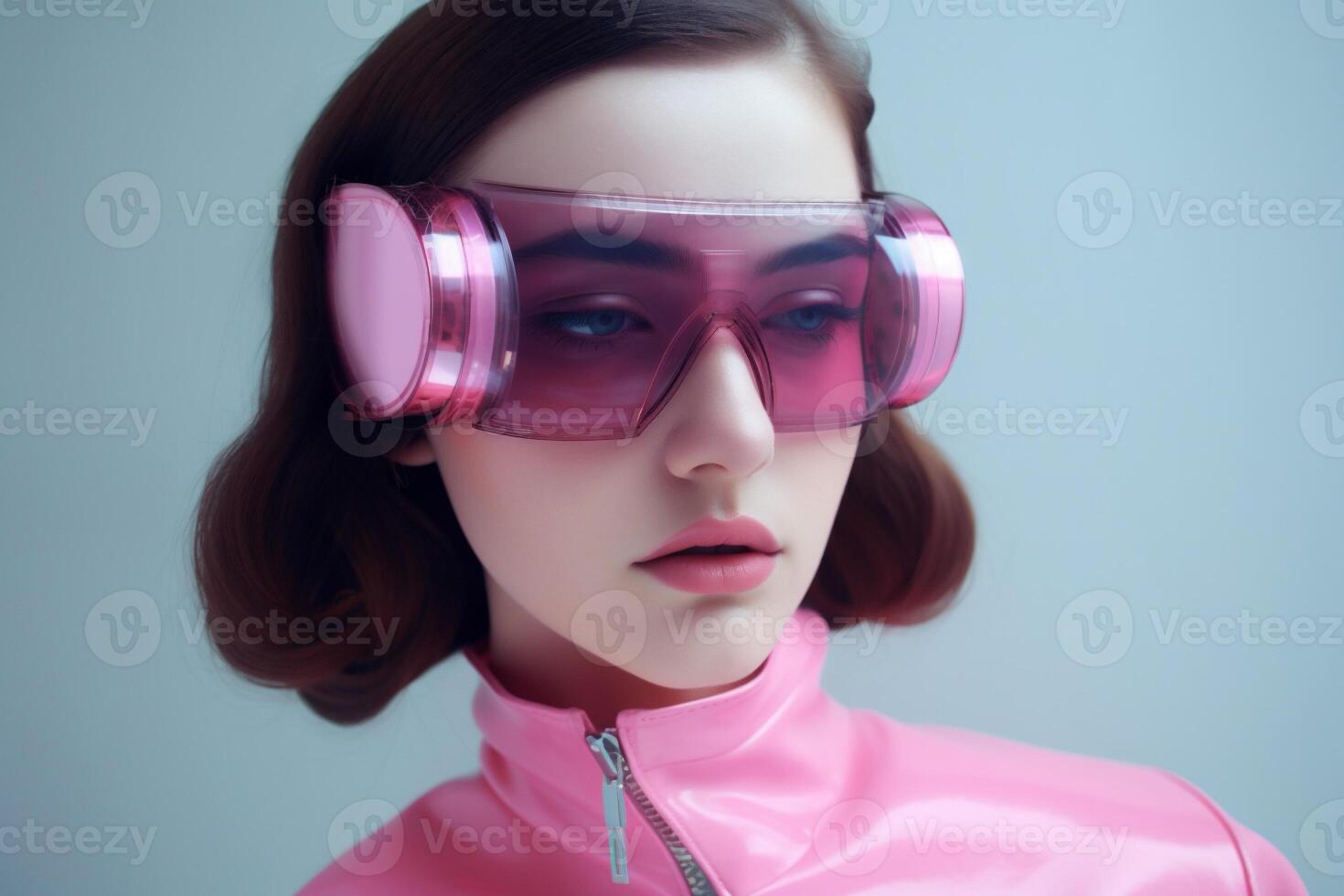 woman in futuristic style photo