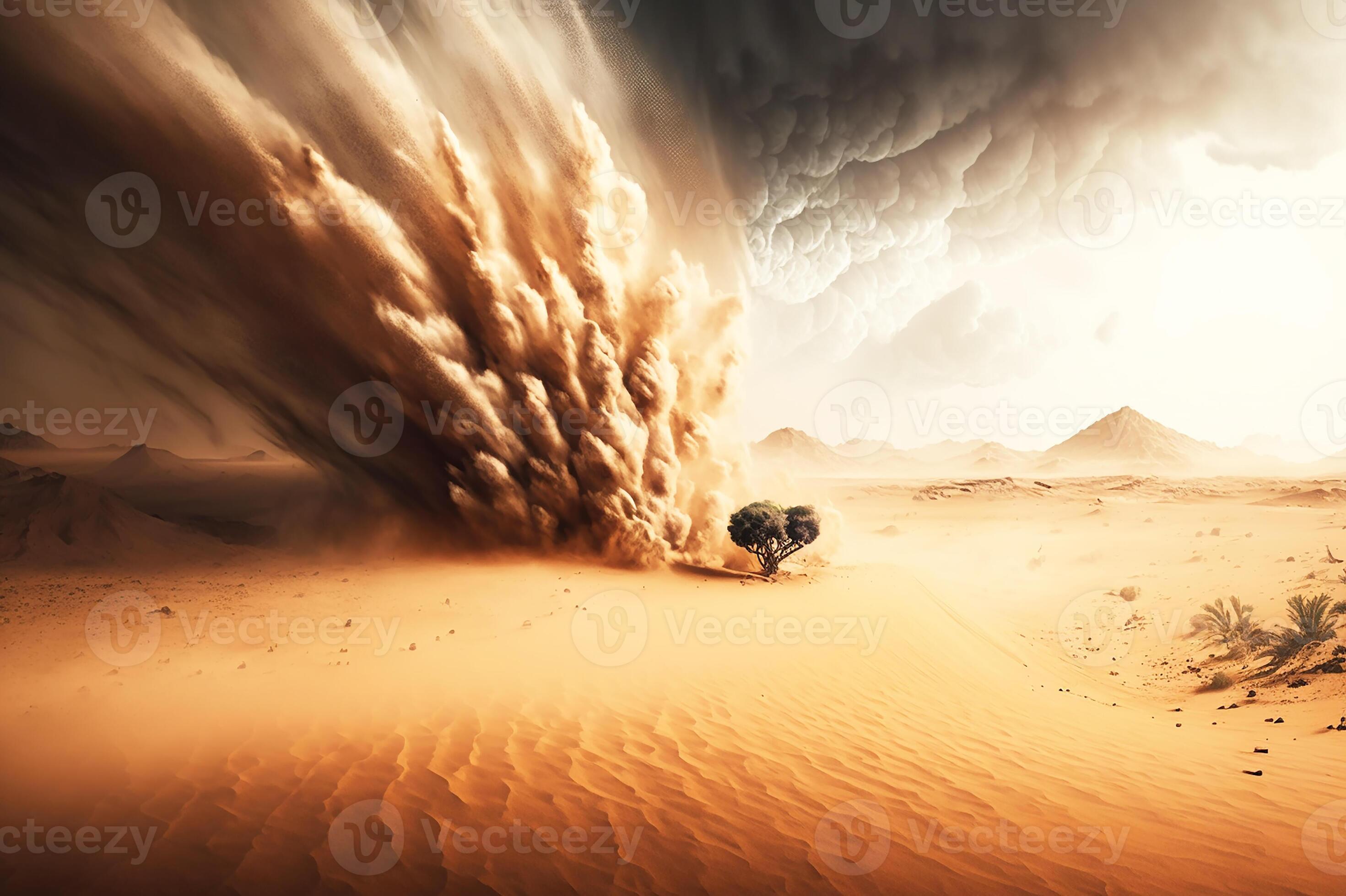 A Dust Storm In The Desert 22808166 Stock Photo At Vecteezy a-dust-storm-in-the-desert-22808166-stock-photo-at-vecteezy