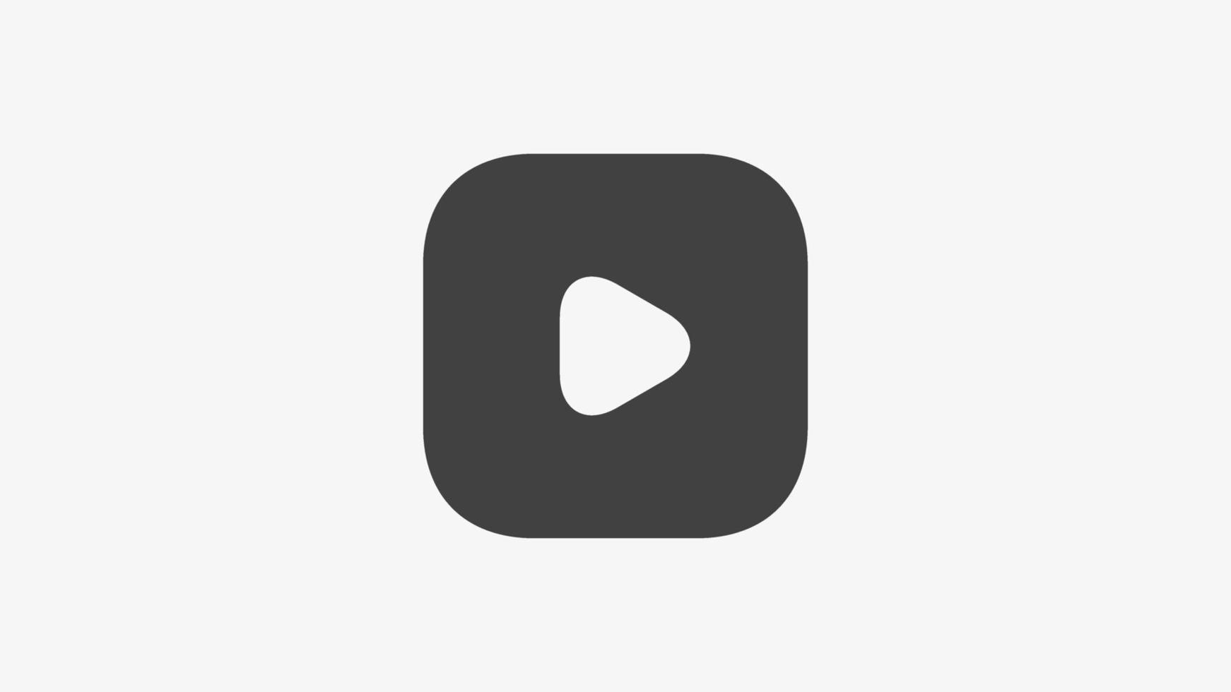 Video solid icon vector
