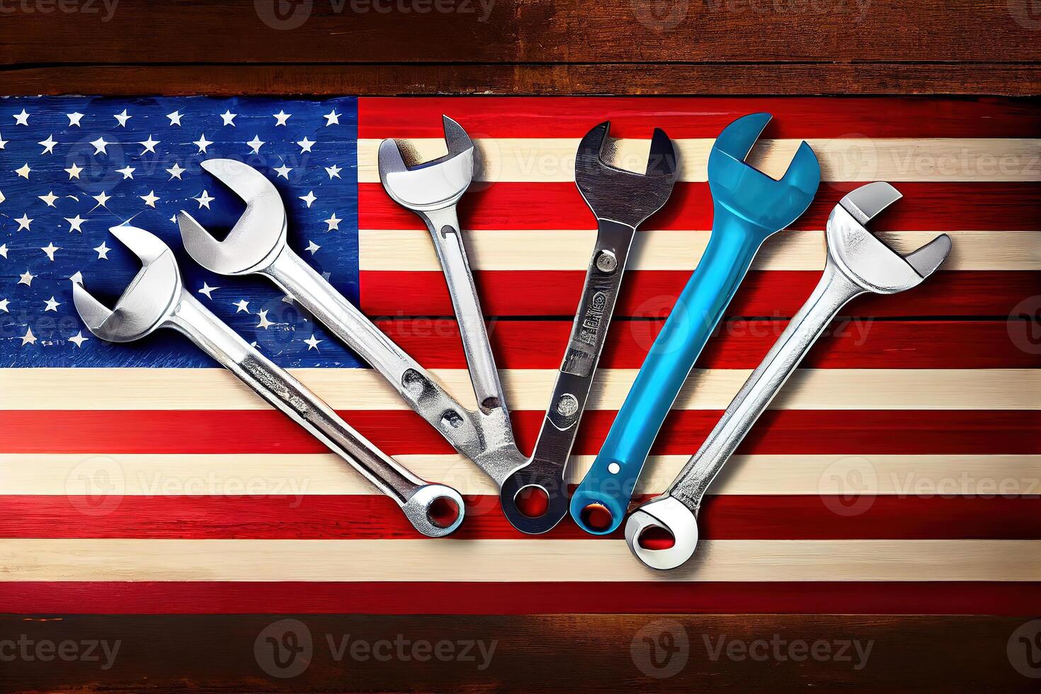 Realistic labor day background. photo