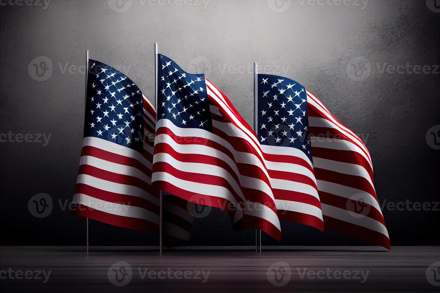 Happy labor day, 4th of july panoramic background with copy space. photo