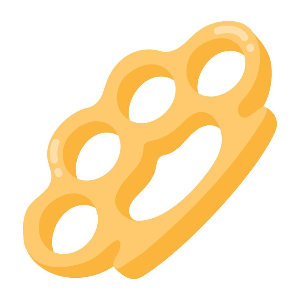 Trendy Knuckle Duster vector