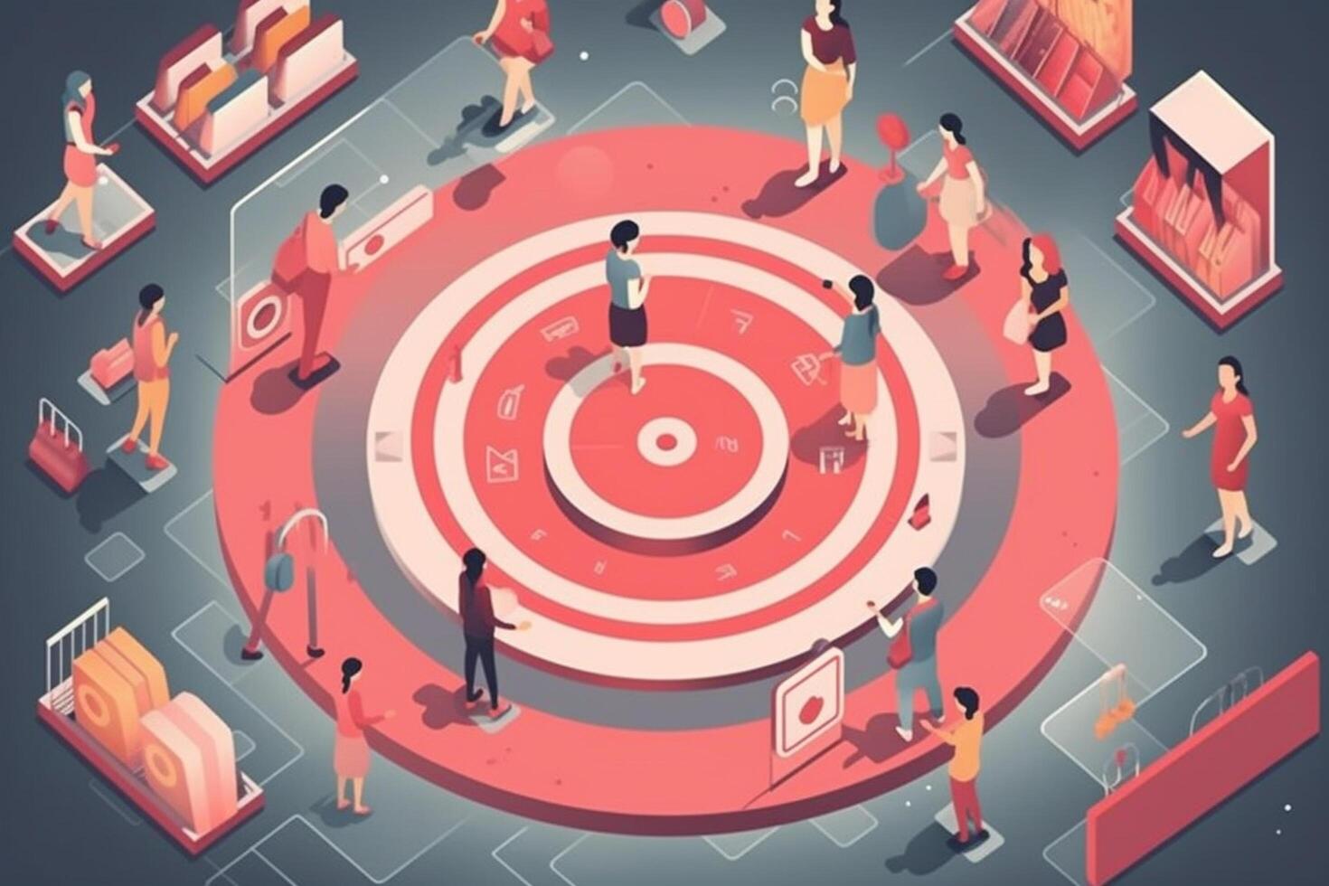 The concept of targeting female consumers and their significant purchasing power photo