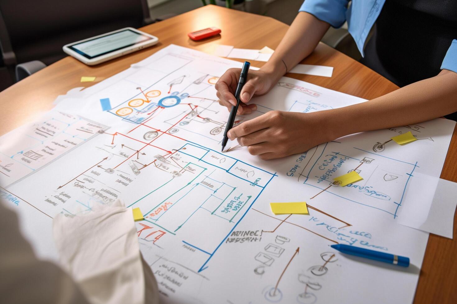 The concept of the Business Model Canvas. An innovative tool designed to assist entrepreneurs and business owners in structuring and summarizing their business models photo