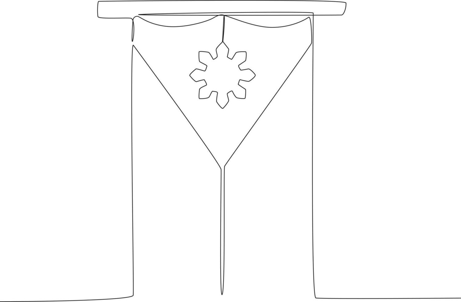 A Philippine flag unfurled as a symbol of independence vector