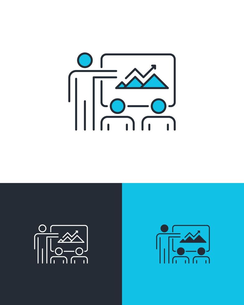 Data Analysis or Project Presentation vector