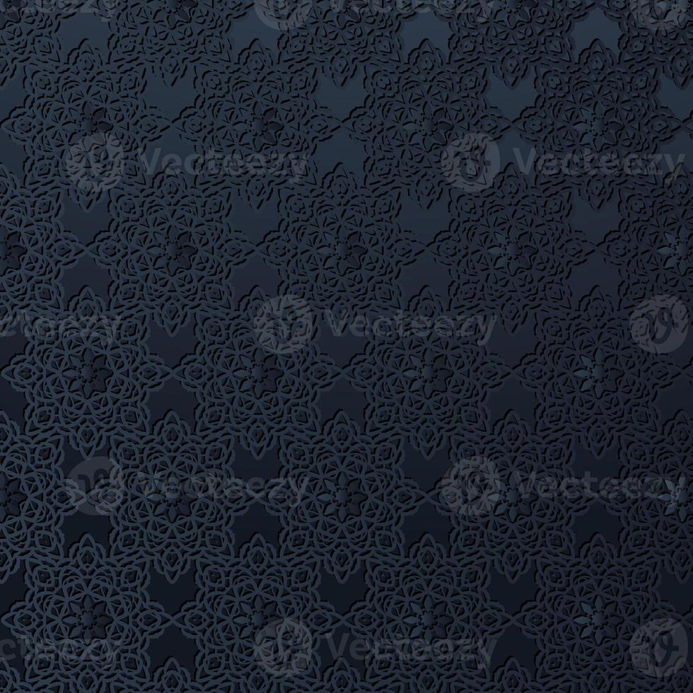 black etnic ornament pattern photo