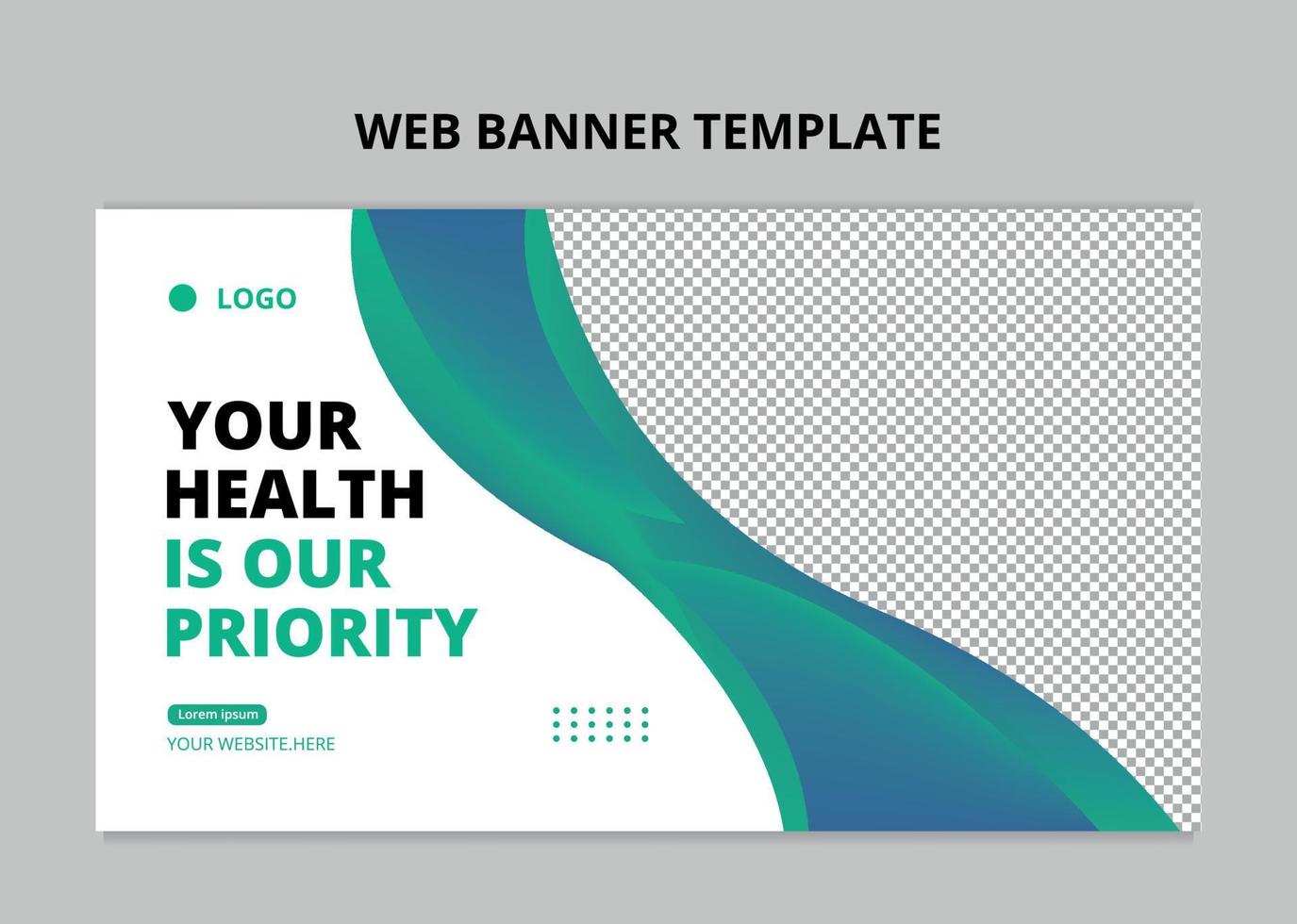 Medical healthcare service social media post template design for Collection of hospital and clinic. vector